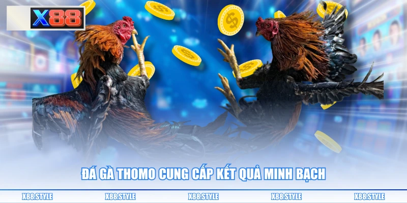 Đá gà Thomo cung cấp kết quả minh bạch